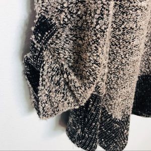 SJS Sweater Cowl Neck Pink Black XL